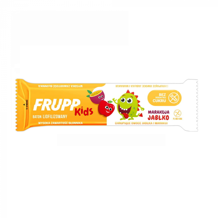 Obuolių ir pasiflorų vaisių batonėlis FRUPP